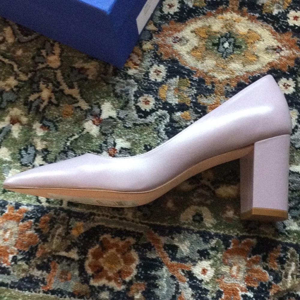 NEW! Stuart Weitzman Women's Purple Heels - Picture 5 of 6